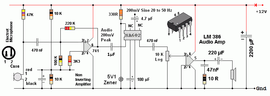 SA602 Dalek - Possible Circuit